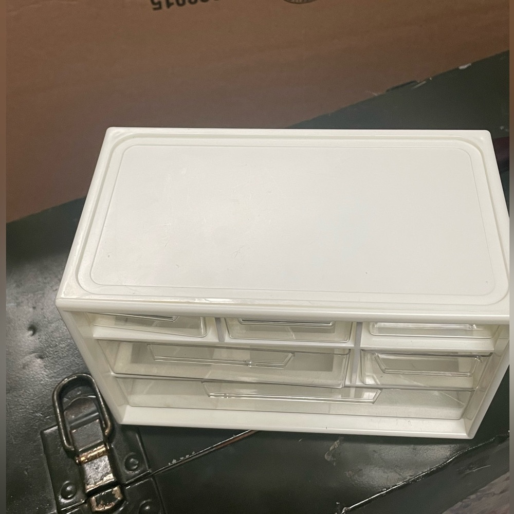 White Storage Container - Picture 3 of 4